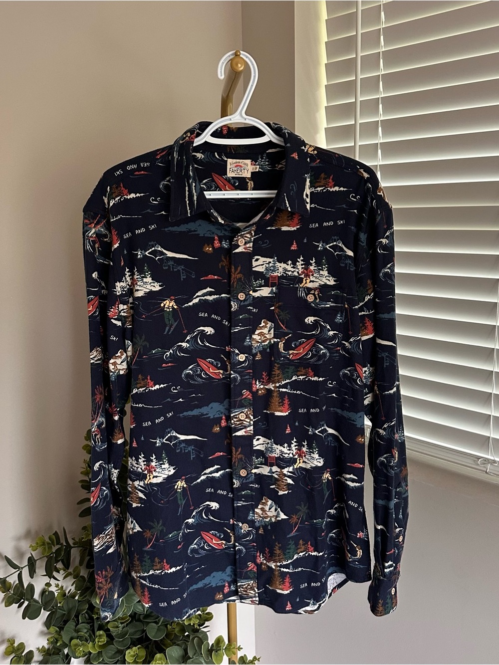 Faherty Sea And Ski Button-Down Shirt